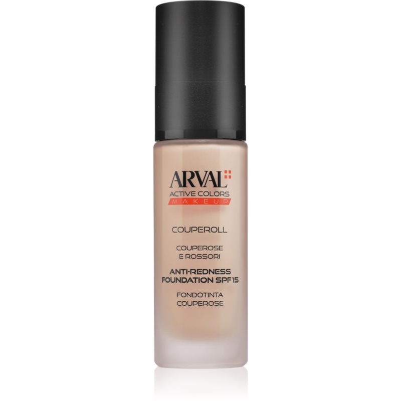 Arval Couperoll Anti-redness foundation SPF15 acoperire make-up SPF 15 30 ml