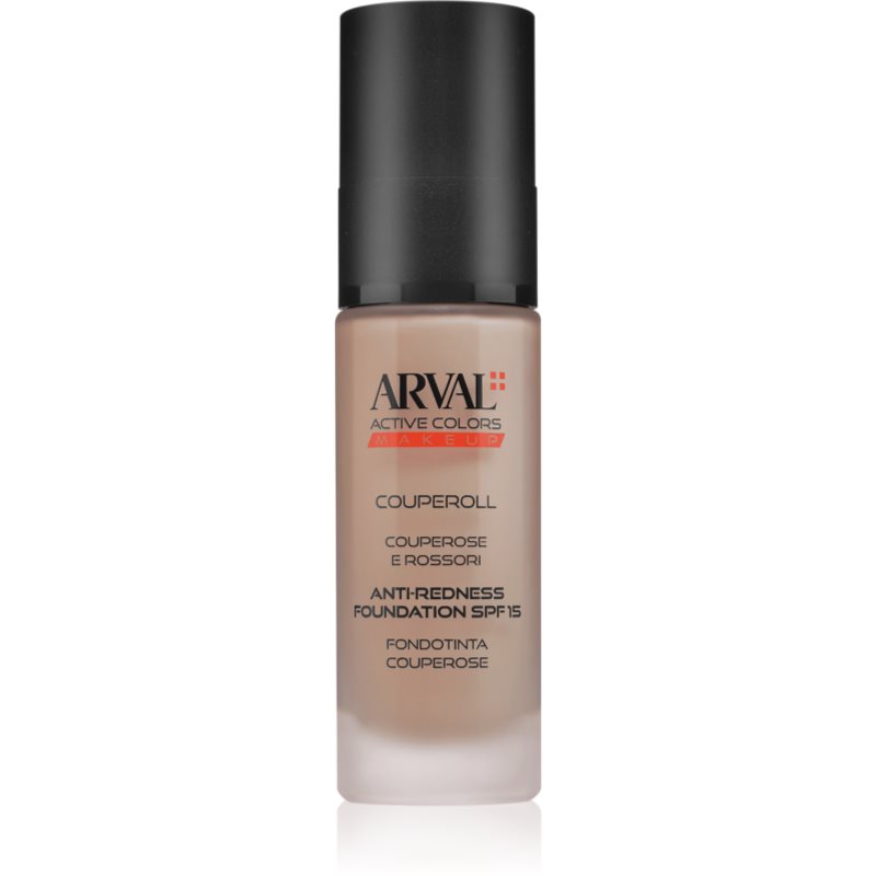 Arval Couperoll Anti-redness foundation SPF15 acoperire make-up SPF 15 30 ml