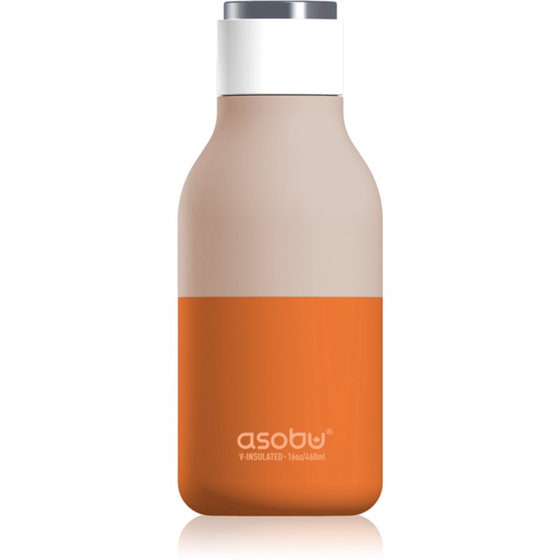 Asobu Urban sticlă termos culoare Pastel Orange 460 ml