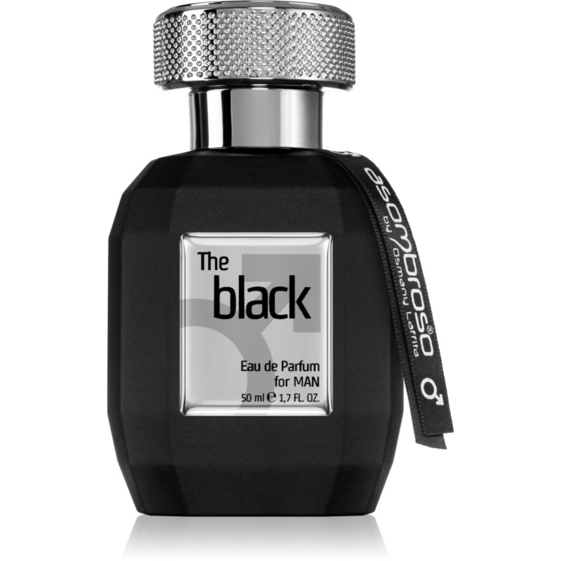 Asombroso by Osmany Laffita The Black for Man Eau de Parfum pentru bărbați 50 ml
