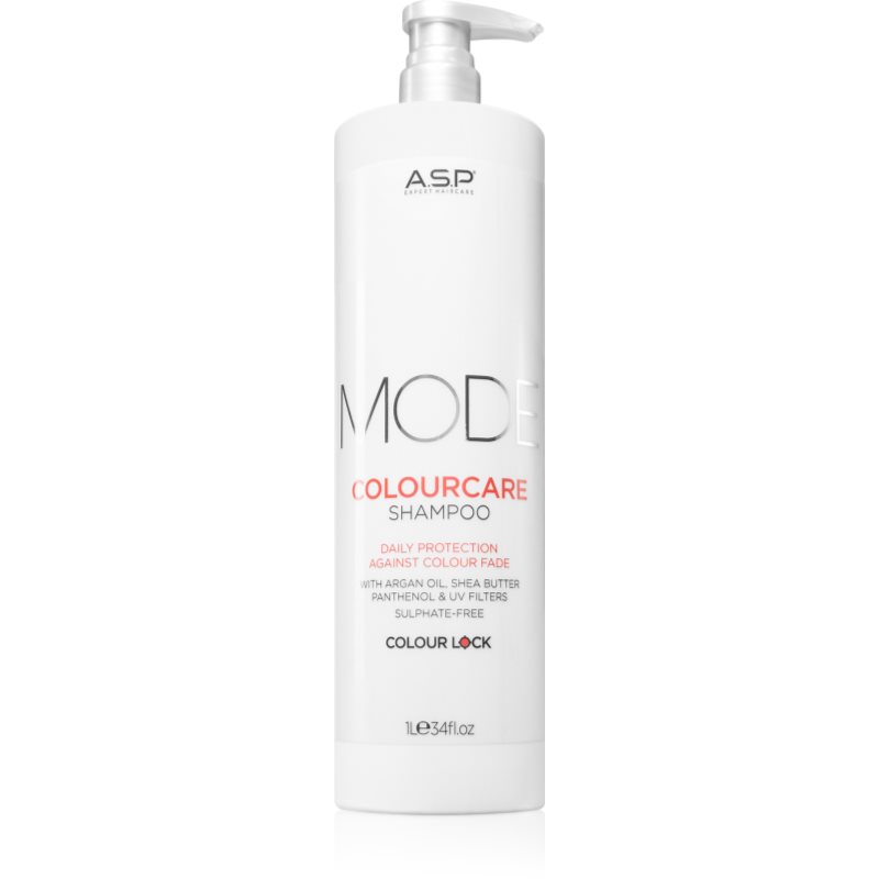 ASP MODE ColourCare Sampon pentru par vopsit, decolorat și tratat chimic. 1000 ml