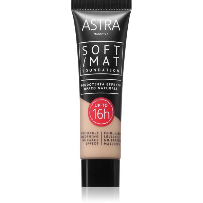 Astra Make-up Soft Mat Foundation make-up cu textura usoara culoare 003 sand 30 ml