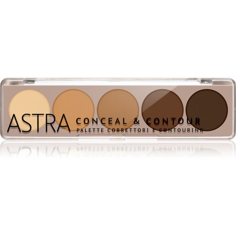 Astra Make-up Palette Conceal & Contour paleta corectoare 6,5 g