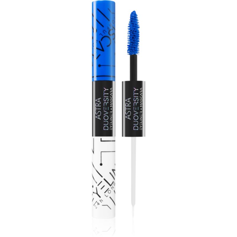 Astra Make-up Duoversity Mascara și creion contur 2 in 1 culoare 01 Cryogenic Love 2x3,5 ml