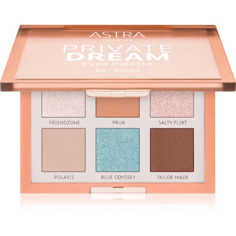 Astra Make-up Private Dream Palette paletă cu farduri de ochi culoare 02 - Cruise 1 buc
