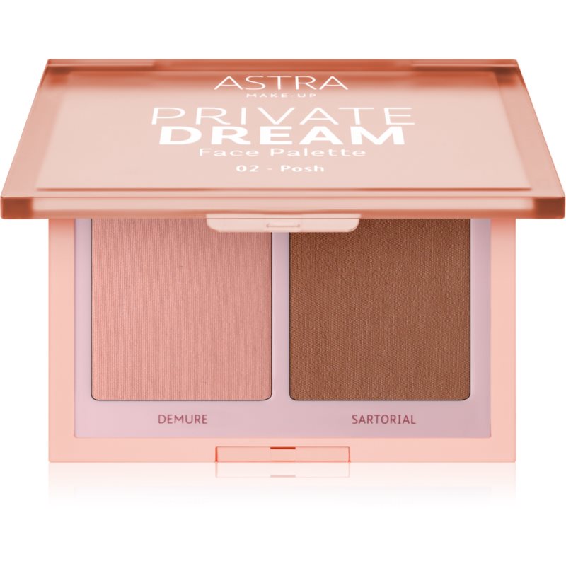 Astra Make-up Private Dream Palette Blush and Bronzer autobronzant și blusher culoare 02 posh 7 g