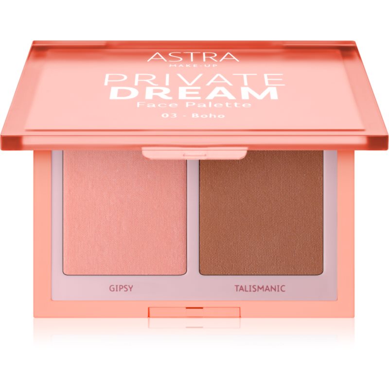 Astra Make-up Private Dream Palette Blush and Bronzer autobronzant și blusher culoare 03 boho 7 g