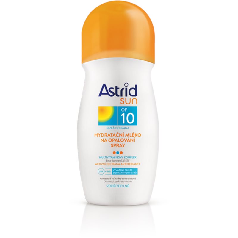 Astrid Sun lapte bronzant cu pulverizator SPF 10 200 ml