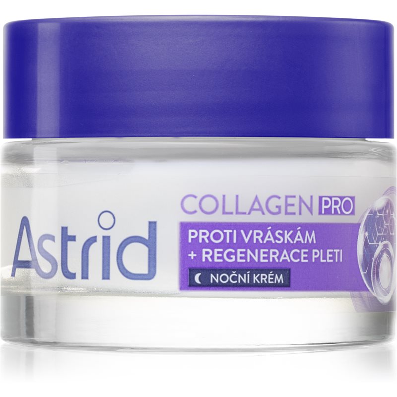 Astrid Collagen PRO crema de noapte împotriva tuturor semnelor de imbatranire efect regenerator 50 ml