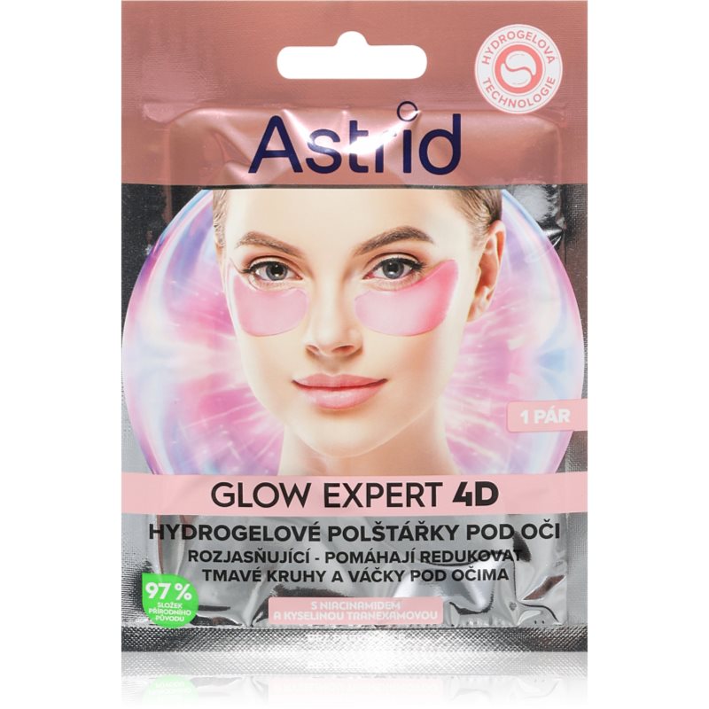 Astrid Glow Expert masca pentru ochi impotriva ridurilor, cearcanelor si a foliculilor 2 buc