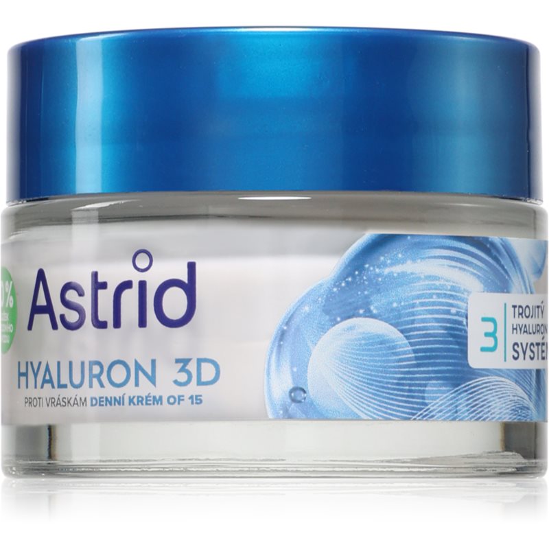 Astrid Hyaluron 3D crema de zi anti-rid SPF 15 50 ml