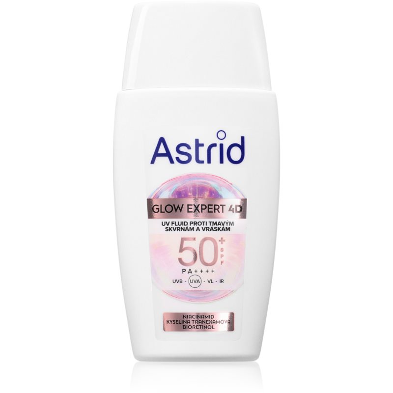Astrid Glow Expert fluid cu o consistenta usoara impotriva petelor intunecate 50 ml