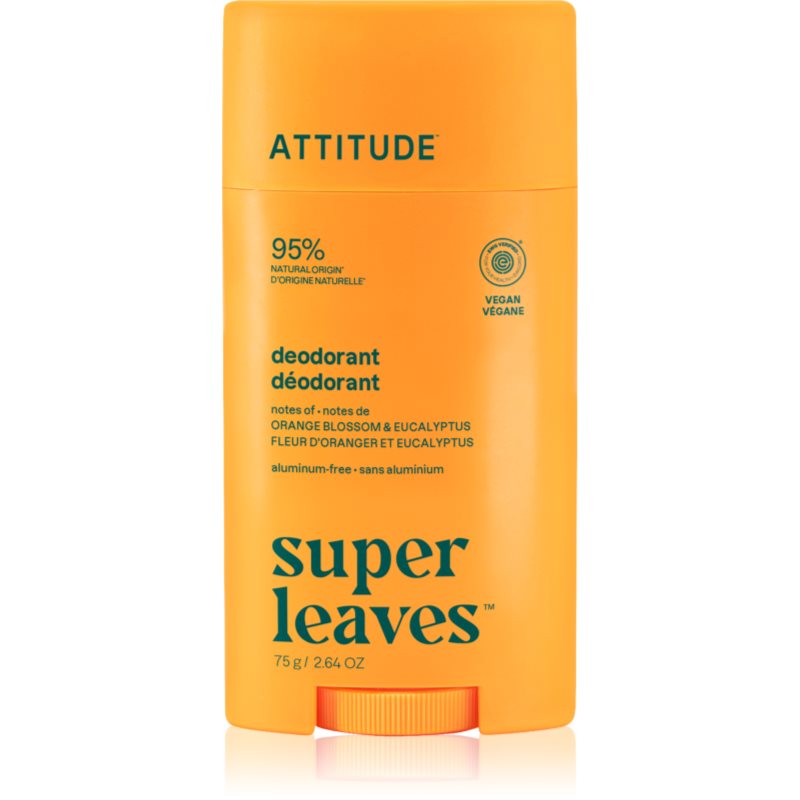 Attitude Super Leaves Natural Deodorant deodorant Orange Blossom & Eucalyptus 75 g
