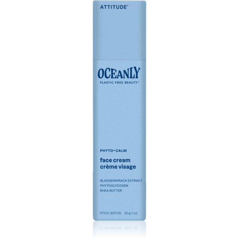 Attitude Oceanly Face Cream cremă solidă cu efect de calmare pentru piele sensibilă 30 g