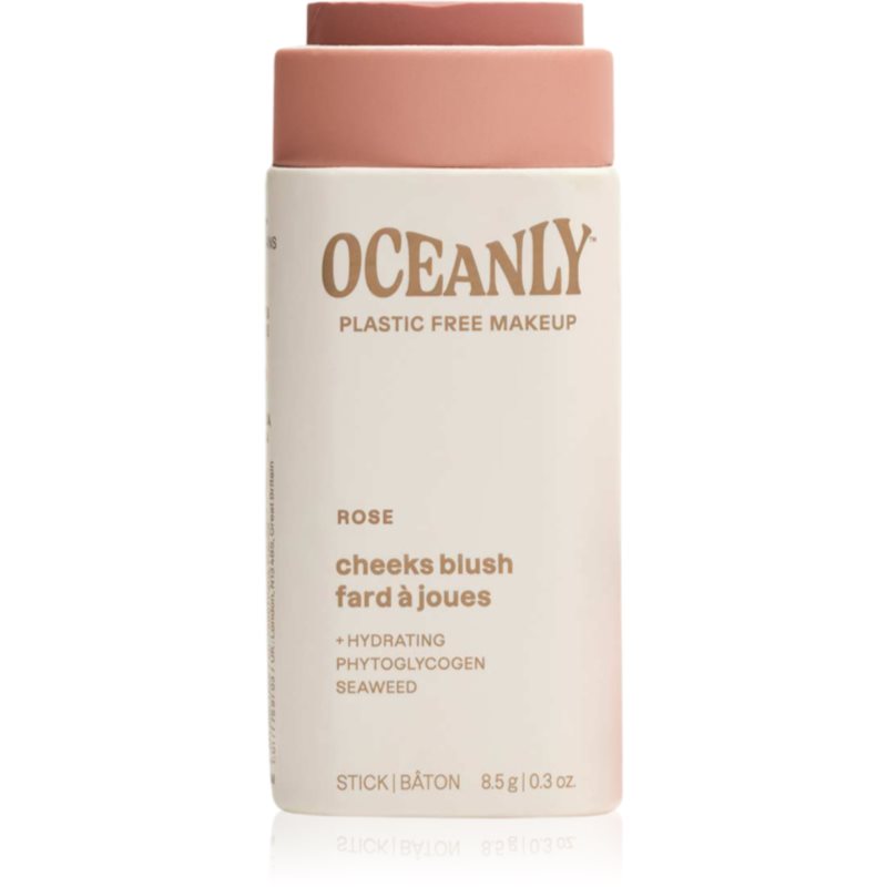 Attitude Oceanly Plastic Free Makeup fard de obraz solid cremos pentru piele uscata spre sensibila culoare Rose 8.5 g