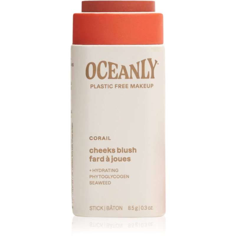 Attitude Oceanly Plastic Free Makeup fard de obraz solid cremos pentru piele uscata spre sensibila culoare Corail 8.5 g
