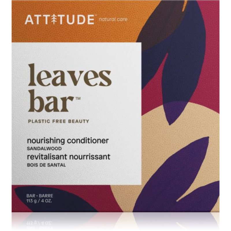 Attitude Leaves Bar Sandalwood balsam solid cu efect de nutritiv 113 g