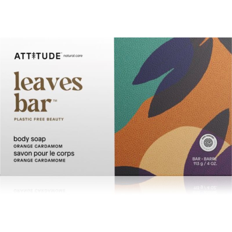 Attitude Leaves Bar Orange Cardamon săpun solid pentru corp 113 g