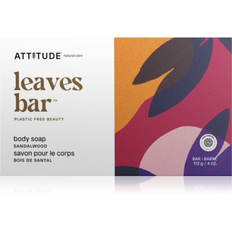 Attitude Leaves Bar Sandalwood săpun solid pentru corp 113 g