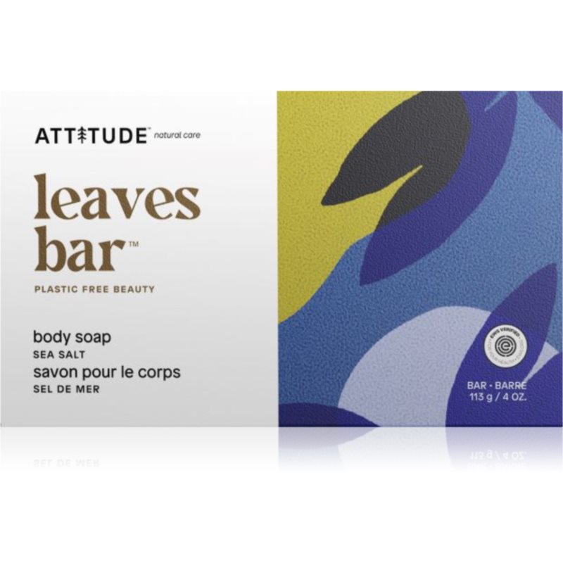 Attitude Leaves Bar Sea Salt săpun solid pentru corp 113 g