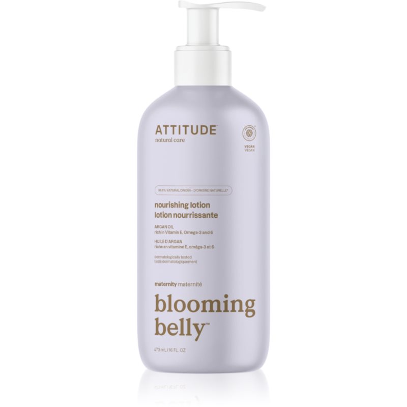 Attitude Blooming belly Argan lotiune de corp hranitoare pentru femei gravide 473 ml