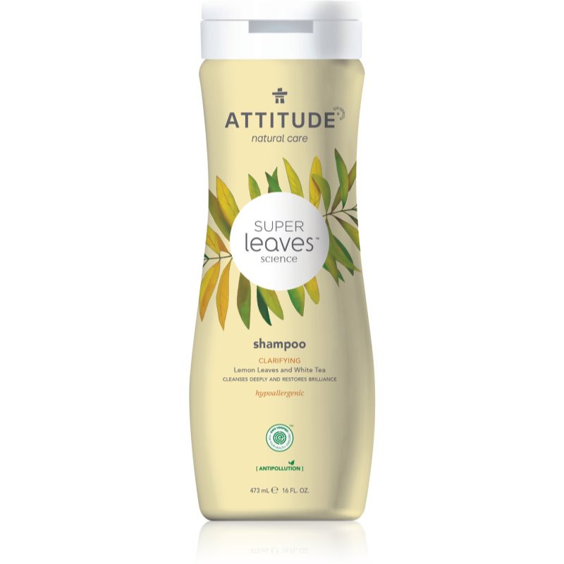 Attitude Super Leaves Clarifying sampon natural cu efect detoxifiant 473 ml