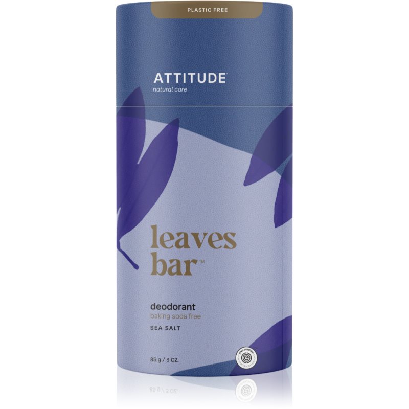 Attitude Leaves Bar Sea Salt deodorant fără conținut săruri de aluminiu 85 g