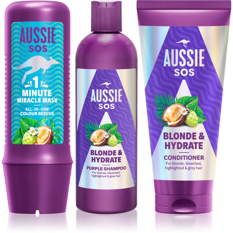 Aussie SOS Blonde & Hydrate set pentru par blond