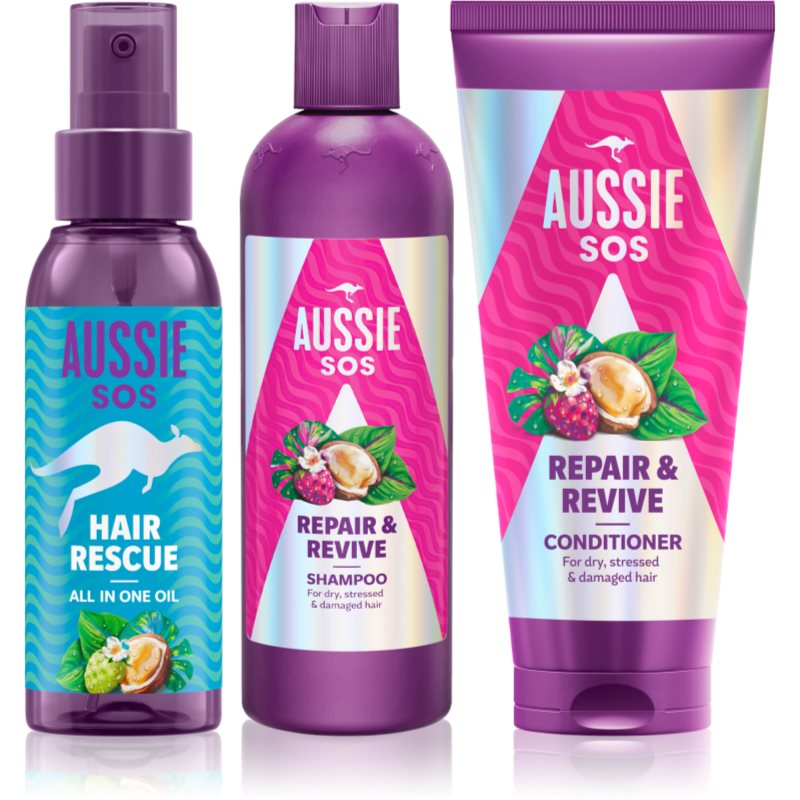 Aussie SOS Set set pentru par si scalp deteriorat