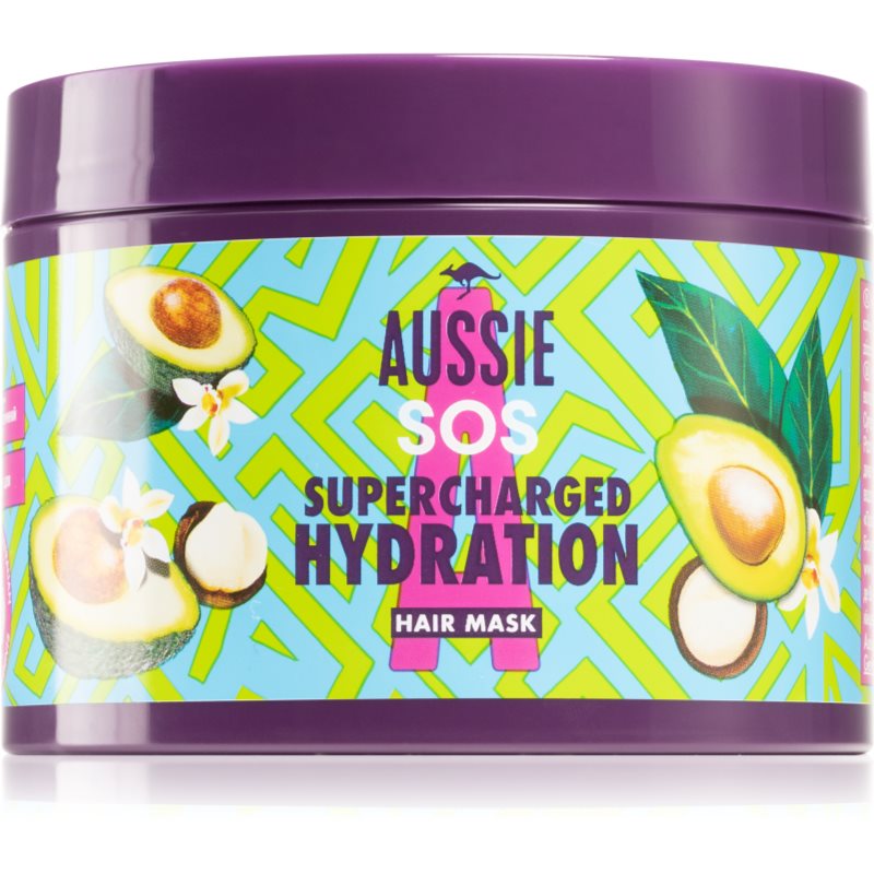 Aussie SOS Supercharged Moisture Masca de par 450 ml