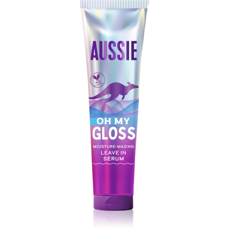 Aussie Oh My Gloss Leave In Serum ser fara clatire pentru hidratare si stralucire 160 ml
