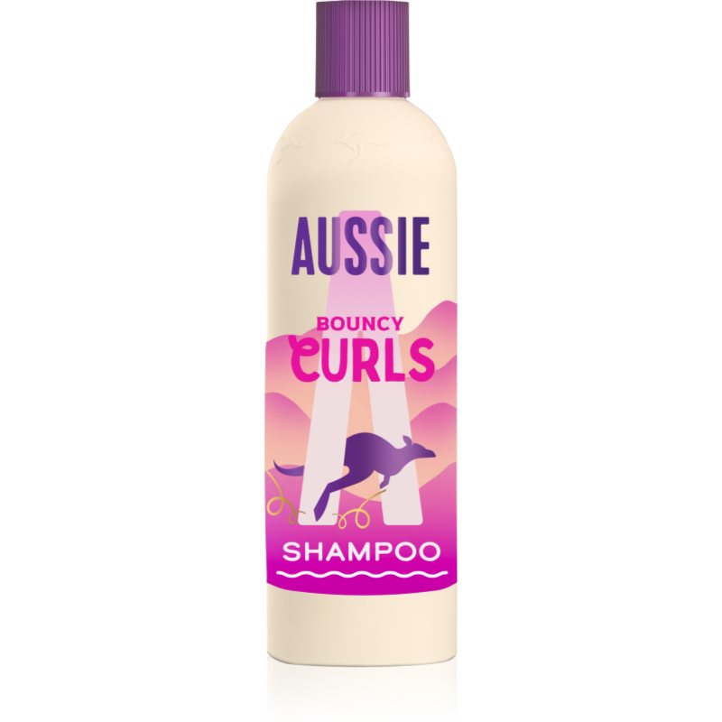 Aussie Bouncy Curls șampon intens hidratant pentru par ondulat si cret 300 ml