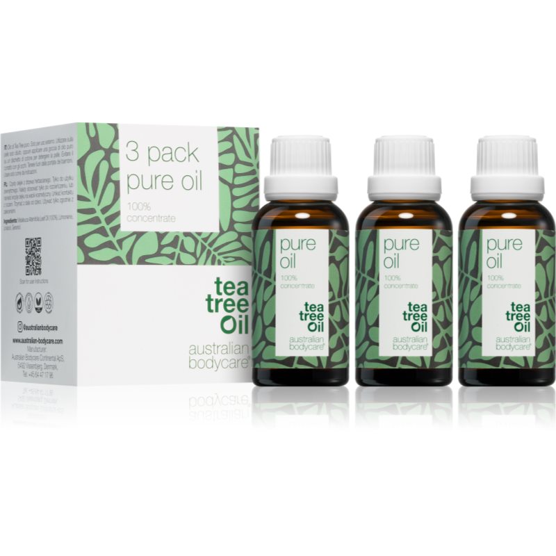 Australian Bodycare Tea Tree Oil ulei din arbore de ceai 3x30 ml