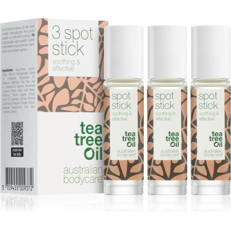 Australian Bodycare Tea Tree Oil stick pentru ten acneic 3x9 ml