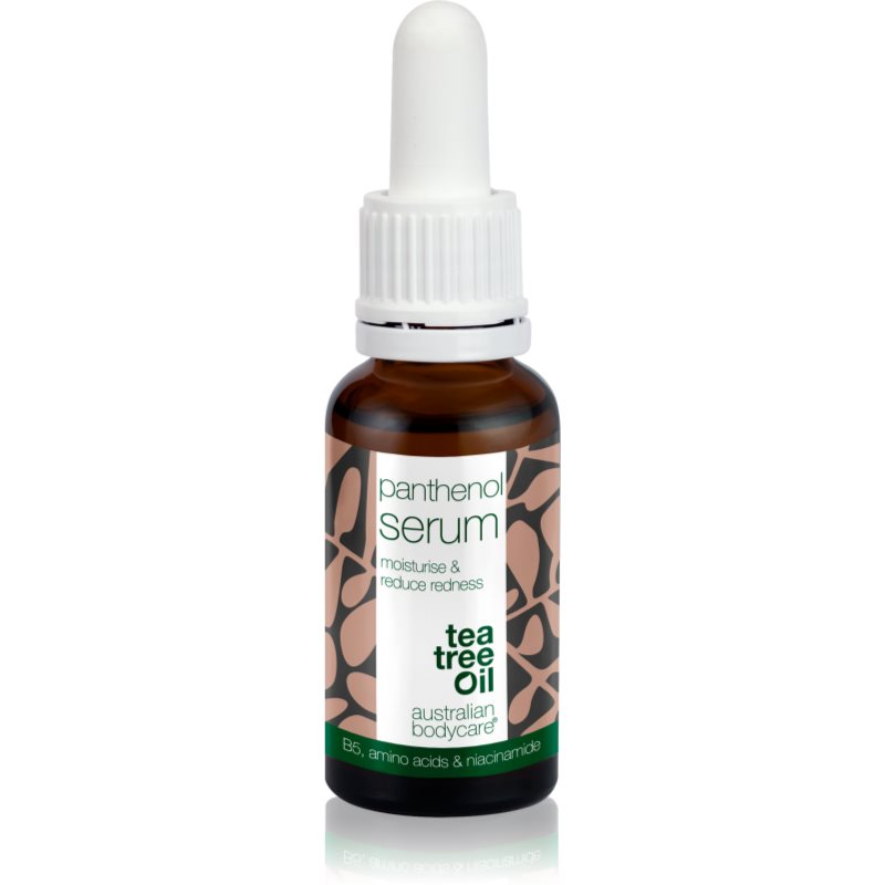 Australian Bodycare Tea Tree Oil & Panthenol ser calmant și hidratant pentru ten uscat și sensibil 30 ml