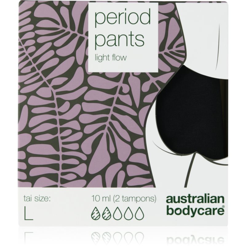 Australian Bodycare Period Pants chiloți menstruali pentru menstruație slabă mărime L 1 buc