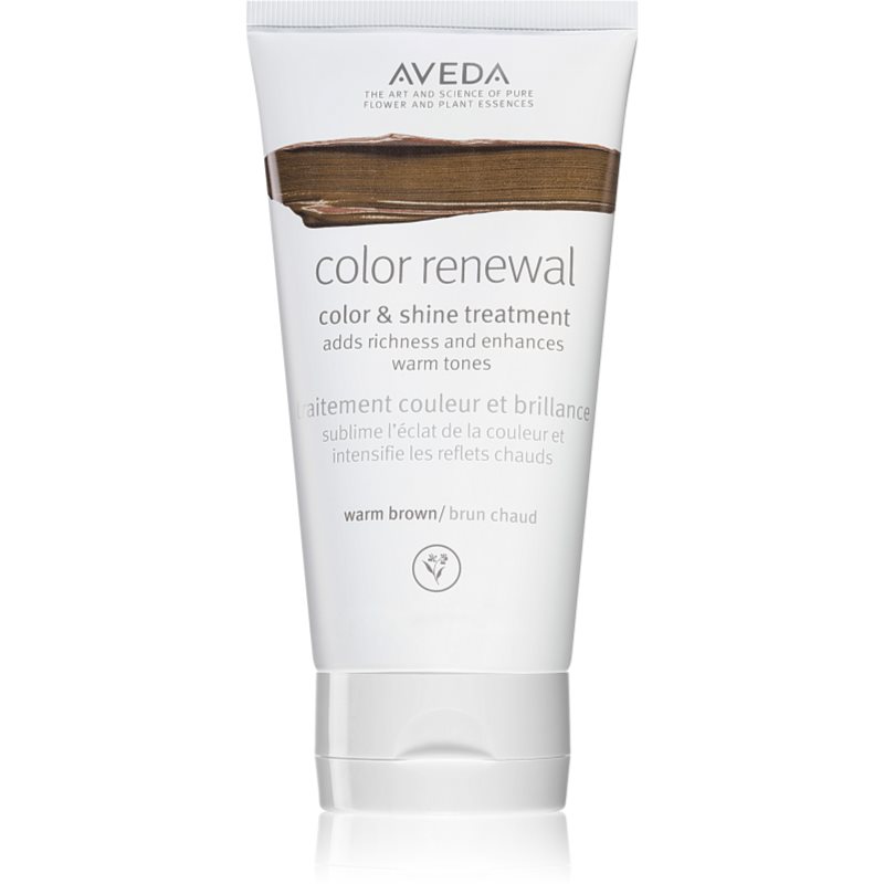 Aveda Color Renewal Color & Shine Treatment mască colorantă pentru păr culoare Warm Brown 150 ml
