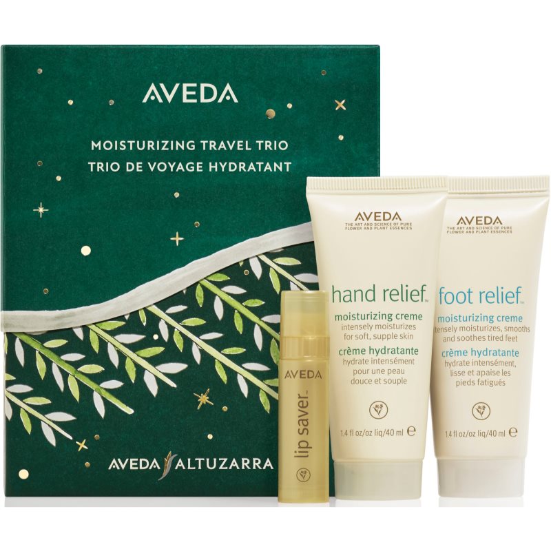 Aveda Holiday Moisturizing Travel Trio set cadou SPF 15 (pachet pentru calatorie)