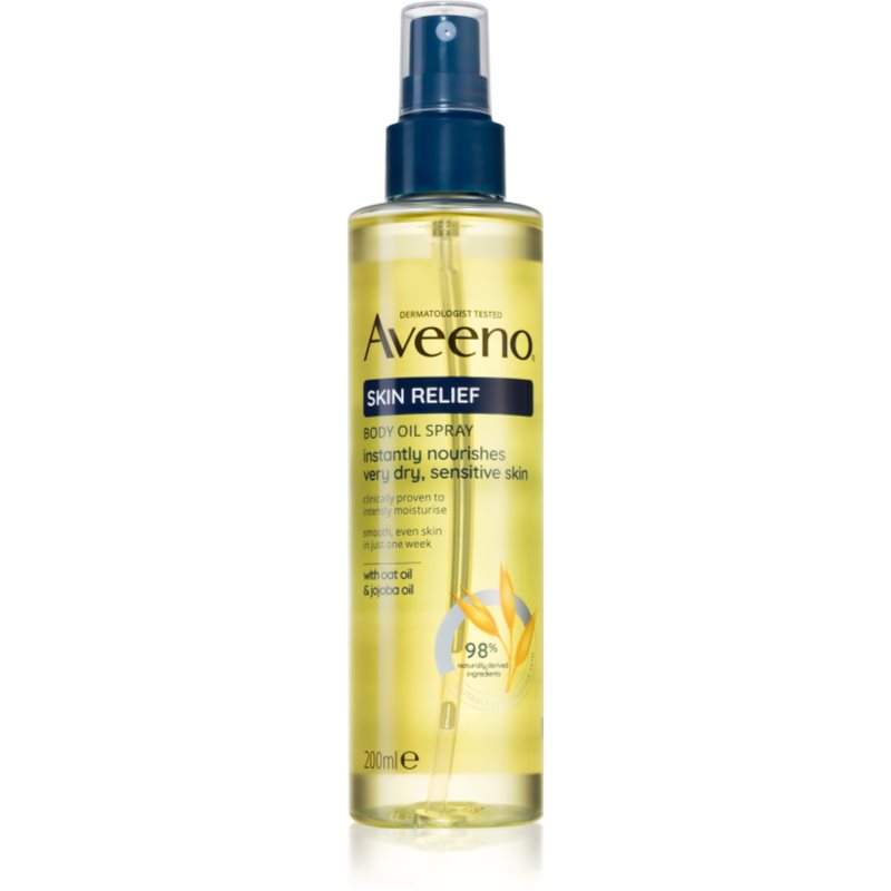 Aveeno Skin Relief Body Oil Spray spray cu ulei pentru corp 200 ml