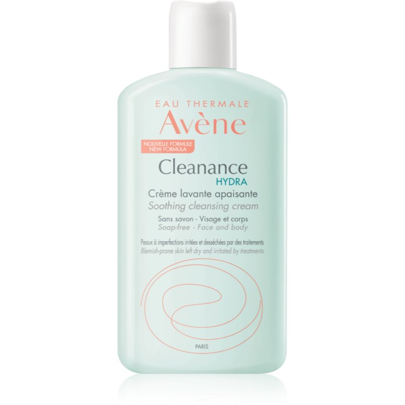 Avène Cleanance Hydra crema de curatare cu efect de calmare pentru piele uscata si iritata in urma tratamentului antiacneic 200 ml