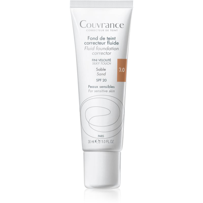 Avène Couvrance makeup lichid SPF 20 culoare 3.0 Sand 30 ml