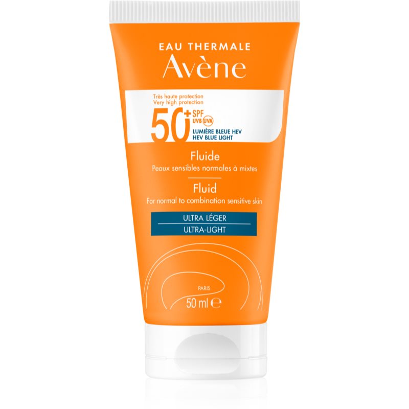 Avène Sun High Protection fluid pentru fata cu protectie solara SPF 50+ 50 ml