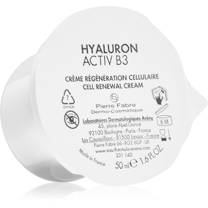 Avène Hyaluron Activ B3 cremă pentru regenerarea celulelor cutanate 50 ml
