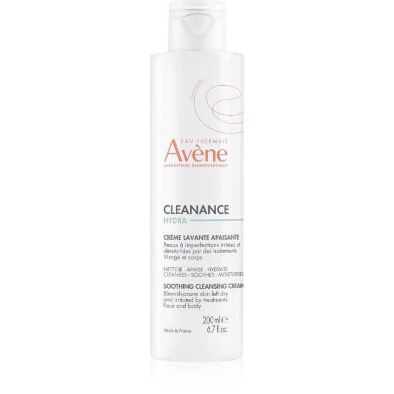 Avène Cleanance Hydra crema de curatare cu efect de calmare pentru piele uscata si iritata in urma tratamentului antiacneic 200 ml