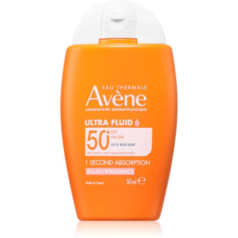 Avène Sun Ultra Fluid Radiance fluid radiant protectie solara SPF 50+ 50 ml