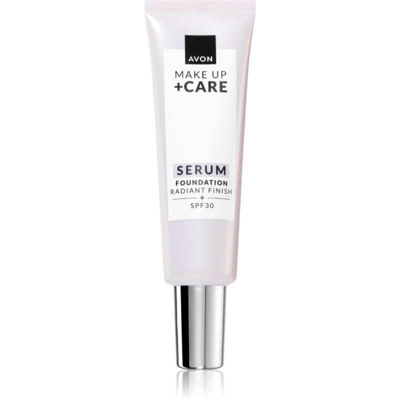 Avon Care + makeup radiant cu hidratare SPF 30 culoare 125G Warm Ivory 30 ml
