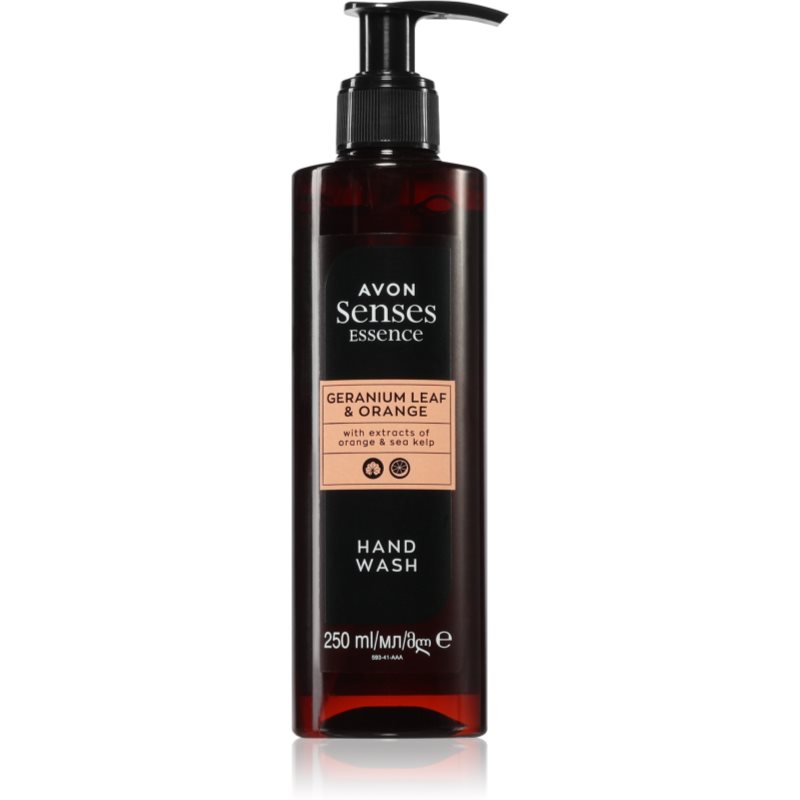 Avon Senses Essence Geranium Leaf & Orange sapun lichid revigorant cu efect de hidratare 250 ml