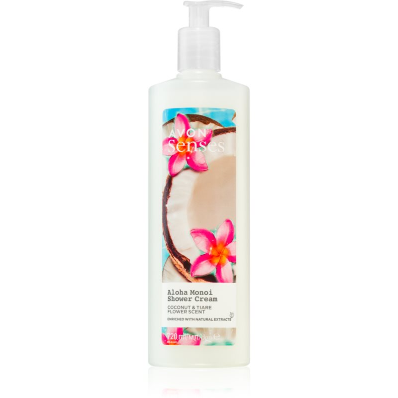 Avon Senses Aloha Monoi gel cremos pentru dus 720 ml