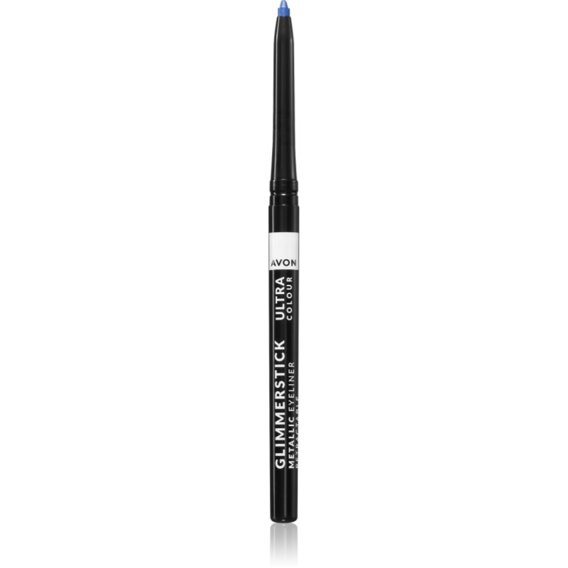 Avon Glimmerstick Metallic creion metalic pentru ochi culoare Electric Blue 0.35 g