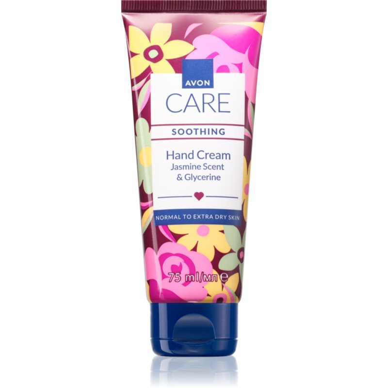 Avon Care Jasmine Scent &amp; Glycerine crema de maini cu efect de hidratare 75 ml